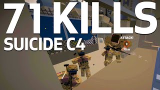 WORLD RECORD Suicide C4 ONLY Kills - BattleBit Remastered