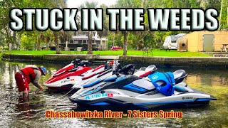 Jet Skiing the Chassahowitzka River to the Gulf & 7 Sisters Spring on 3 yamaha waverunners jetski