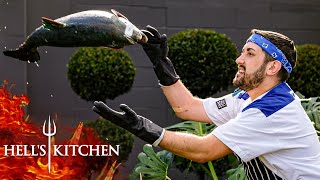 Catch Of The Day; Chefs Fish For Ingredients | Hell's Kitchen