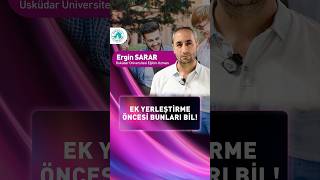 🎓 &Uuml;niversiteli olma yolunda bir şansınız daha var... Ek Yerleştirme.