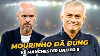 HÓA RA MOURINHO ĐÃ QUÁ ĐÚNG VỀ MAN UTD