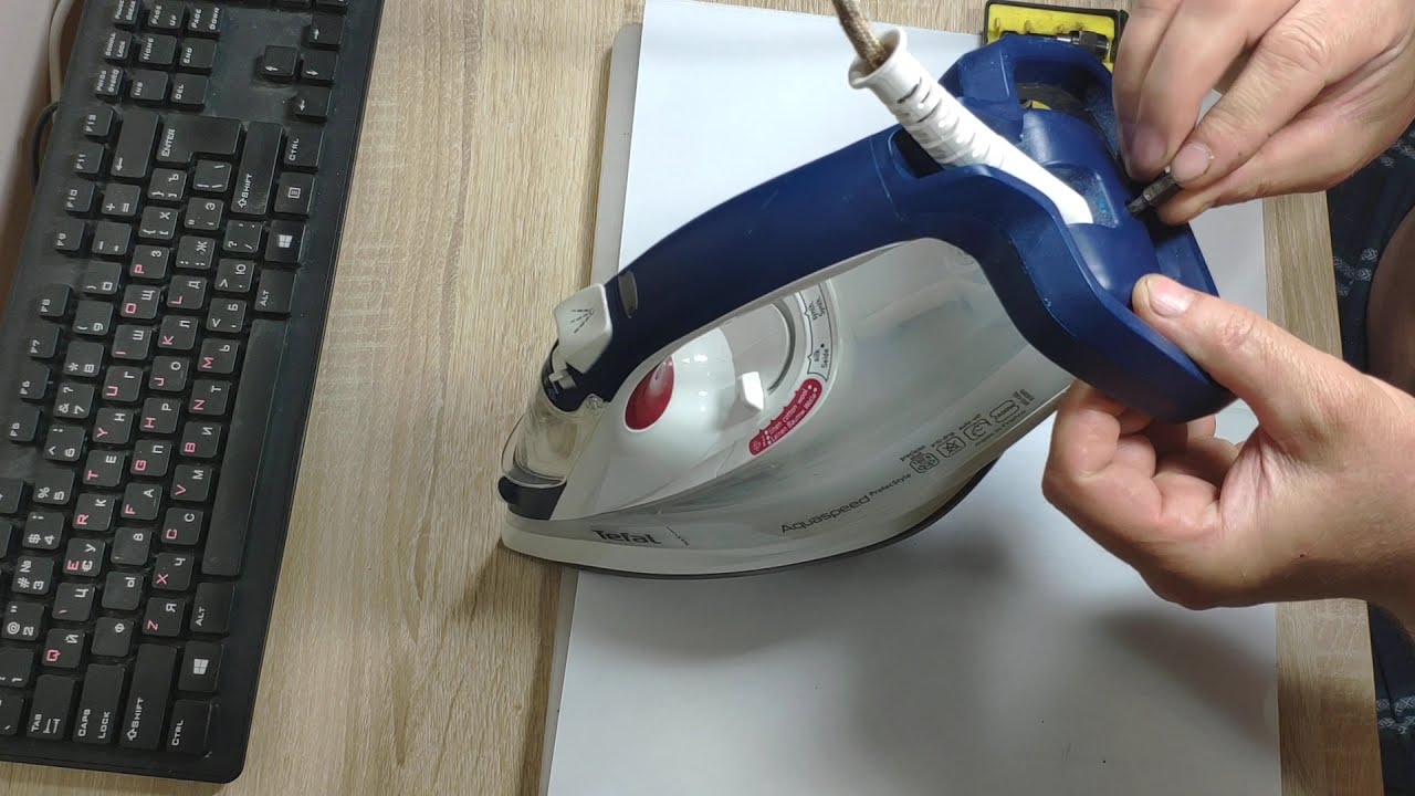 Ремонт утюга Tefal - 1). - YouTube