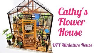 Rolife-DIY Cathy's Flower house Kit plus Giveaway(Closed)-Assembly
