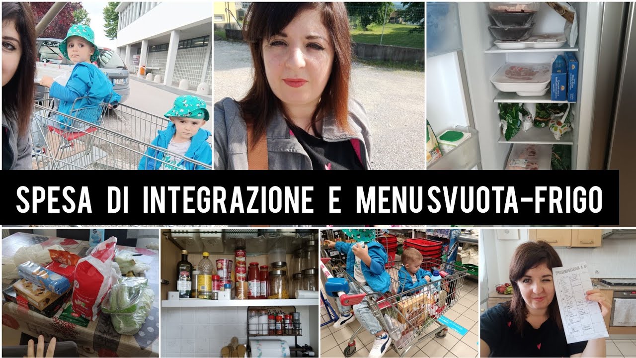 Spesa Alla Coop + MENU SVUOTA FRIGO DI FINE MESE