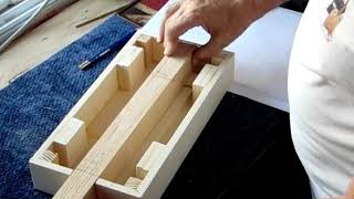 3 String Cigar Box Type Guitar Build. From Start To Finish. Union Jack Build