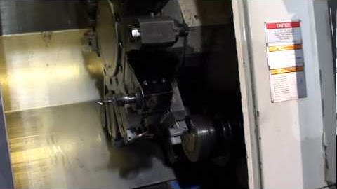 MAZAK SQT-18MS CNC LATHE, Sub Spindle