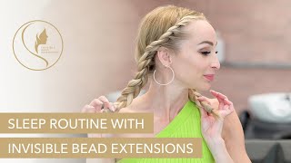 Sleep Routine When Wearing HandTied Hair Extensions to Protect the hair and Preserve Curls