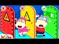 Don't Choose the Wrong Door, Lucy! - Wolfoo Learns Safety Tips for Kids | Wolfoo Family Kids Cartoon