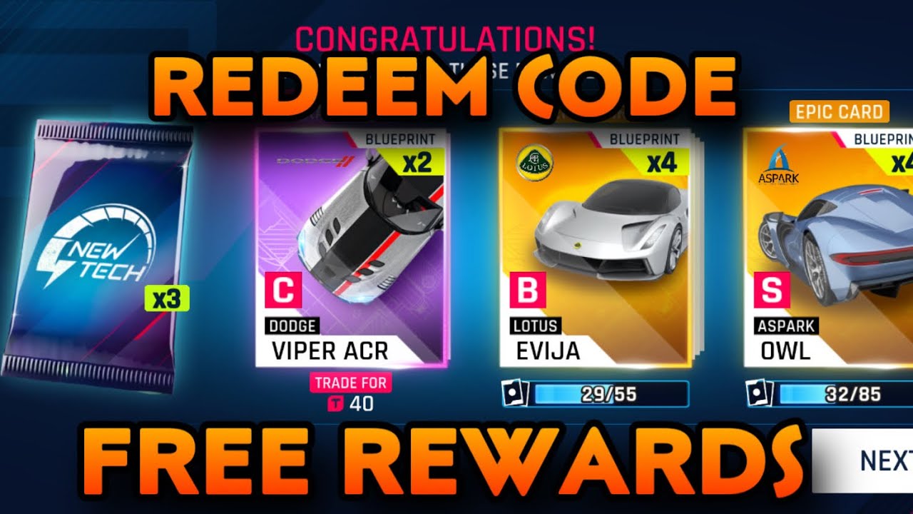 Asphalt 9 - New REDEEM Gift Code - Hurry Up!! Claim Now 🥳 