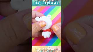 Hagamos un Osito polar de arcilla polimérica #polymerclay #arcillapolimerica#porcelanafria