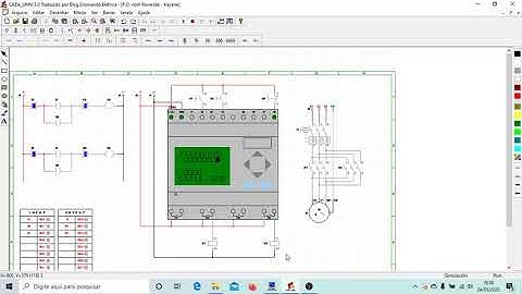 Comados Elétricos Partida Direta com Reversão CadeSimu parte 1