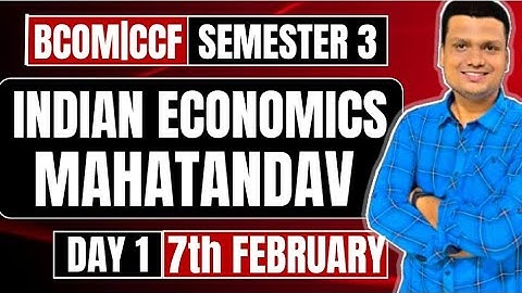 Economics Marathon | Day-1| Bcom Sem 3 Ccf| Calcutta University