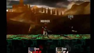Roy (Me) Vs Snake (CPU) (Brawl Plus and Texture Hacks 1)