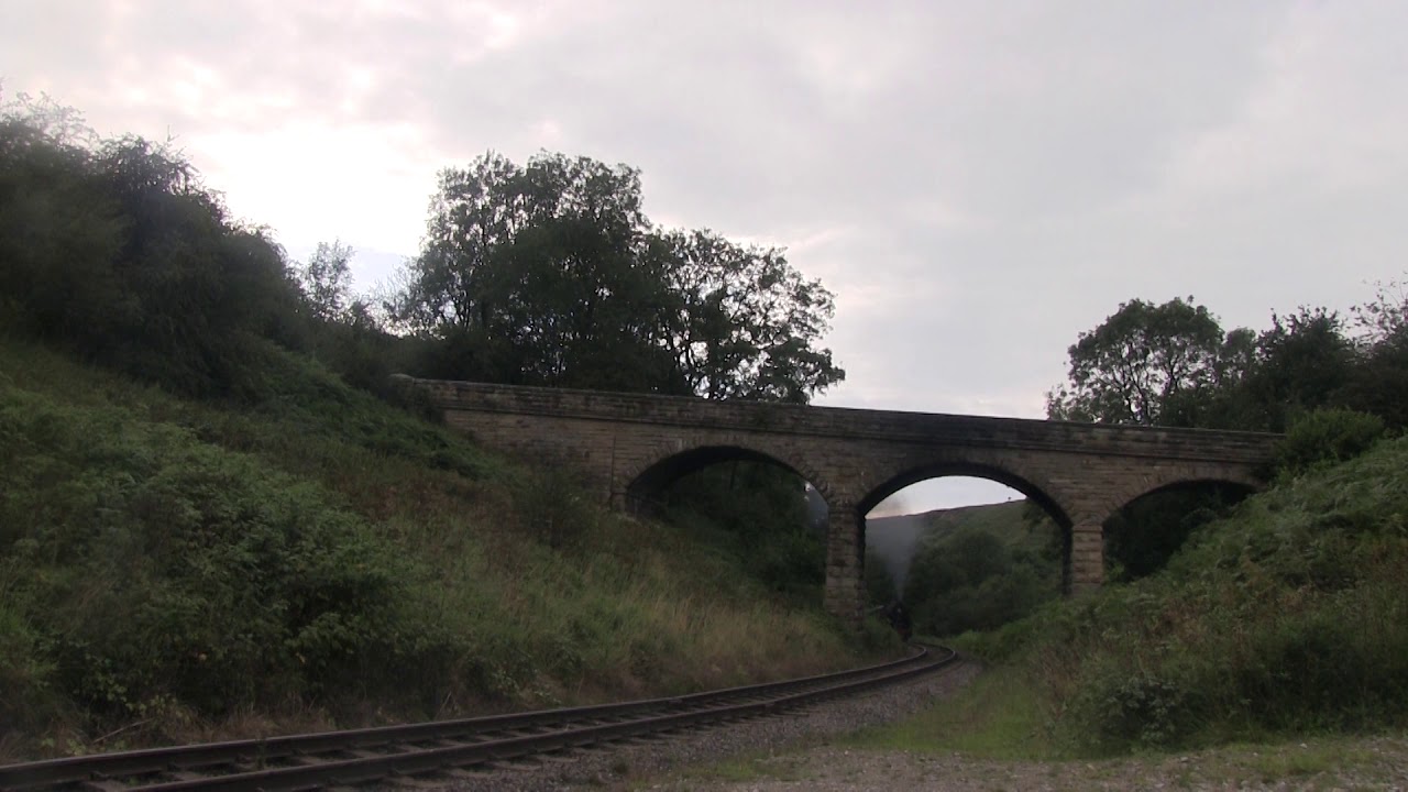 USA-TC Class S160 No 2253 'Omaha' southbound at Darnholm on the NYMR [2019]