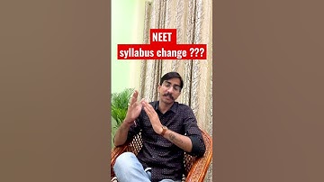 Breaking NEWS 🔥NEET syllabus change ???#shorts  #neet2023 #trending #viral #ntaneet #latestnews
