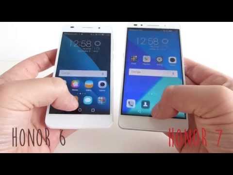 Huawei Honor 7 versus Huawei Honor 6