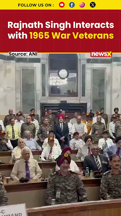 Rajnath Singh Interacts with 1965 War Veterans | 60th Anniversary Commemoration