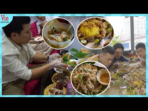 ÔNG HOÀNG ẨM THỰC Trường Giang bồi bổ đàn em Khả Như, Puka, Dương Lâm ăn Bánh Mì, Mì Quảng, Cơm Gà ÔNG HOÀNG ẨM THỰC Trường Giang bồi bổ đàn em Khả Như, Puka, Dương Lâm ăn Bánh Mì, Mì Quảng, Cơm Gà