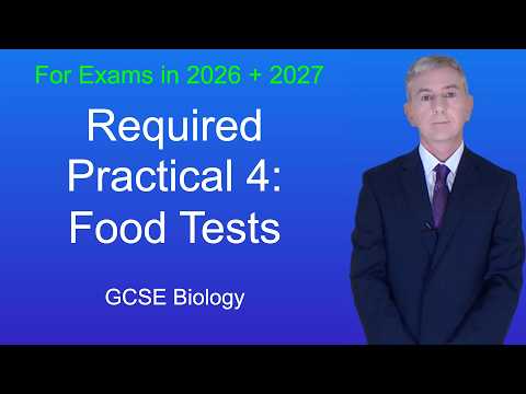 GCSE Biology Revision Required Practical 4 Food Tests