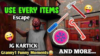 Granny Chapter1 Escape Gameplay🤣😁Granny3 Funny Moments😂😉Comedy Gameplay || Bangla Horror Gameplay