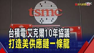 台積電與艾克爾10年合作協議 從製造到封裝...打造美供應鏈一條龍|非凡財經新聞|20260618