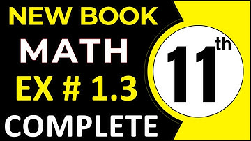 Class 11 Math New Book Exercise 1.3 Question 1 to 8 | 1st Year Math Chapter 1 | Complex Numbers
