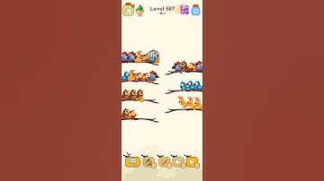 Bird sort color game level 587 #games #gameartdesign #gamedesign #gaming #gamedevelopment #gameart