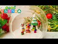 【あつ森】スノードーム風パッチのちいさなクリスマスつくってみた【樹脂粘土】｜I made a snow globe-style small Christmas with ACNH Stitches.