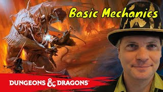 Basic Game Mechanics - Core Dungeons & Dragons 5E Rules #1 🔴#4k LIVE