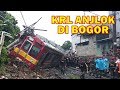 KRL ANJLOK DI BOGOR !!! Kereta Penolong KRL Jatinegara-Bogor Anjlok di Kebon Pedes Bogor