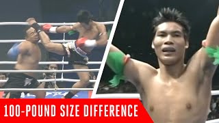 When David slayed Goliath: Kickboxing Edition - Kaoklais Shocking KO