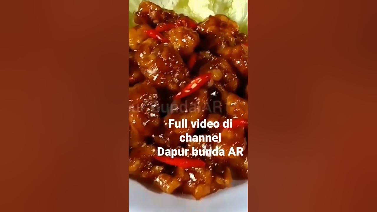 RESEP Ayam tepung saus tiram