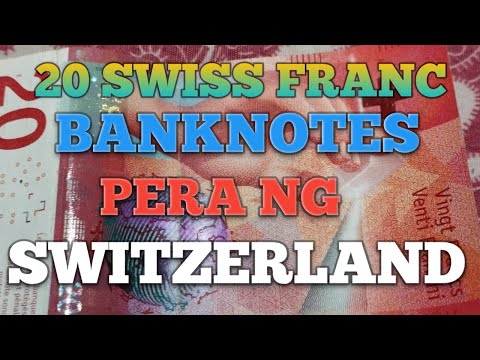 20 SWISS FRANC BANKNOTES PERA NG SWITZERLAND