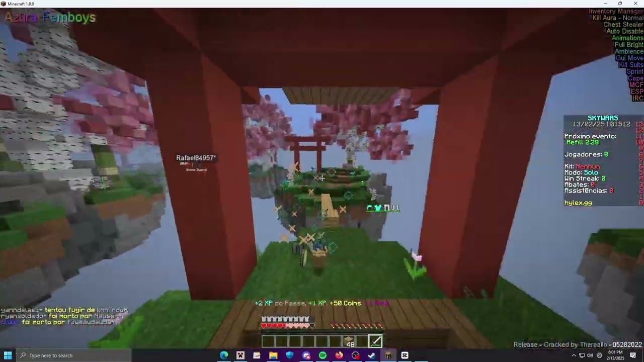 Azura Client on grim Test#1