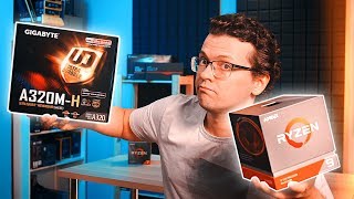 Что будет если топовый Ryzen 3900x поставить в A320 материнку?