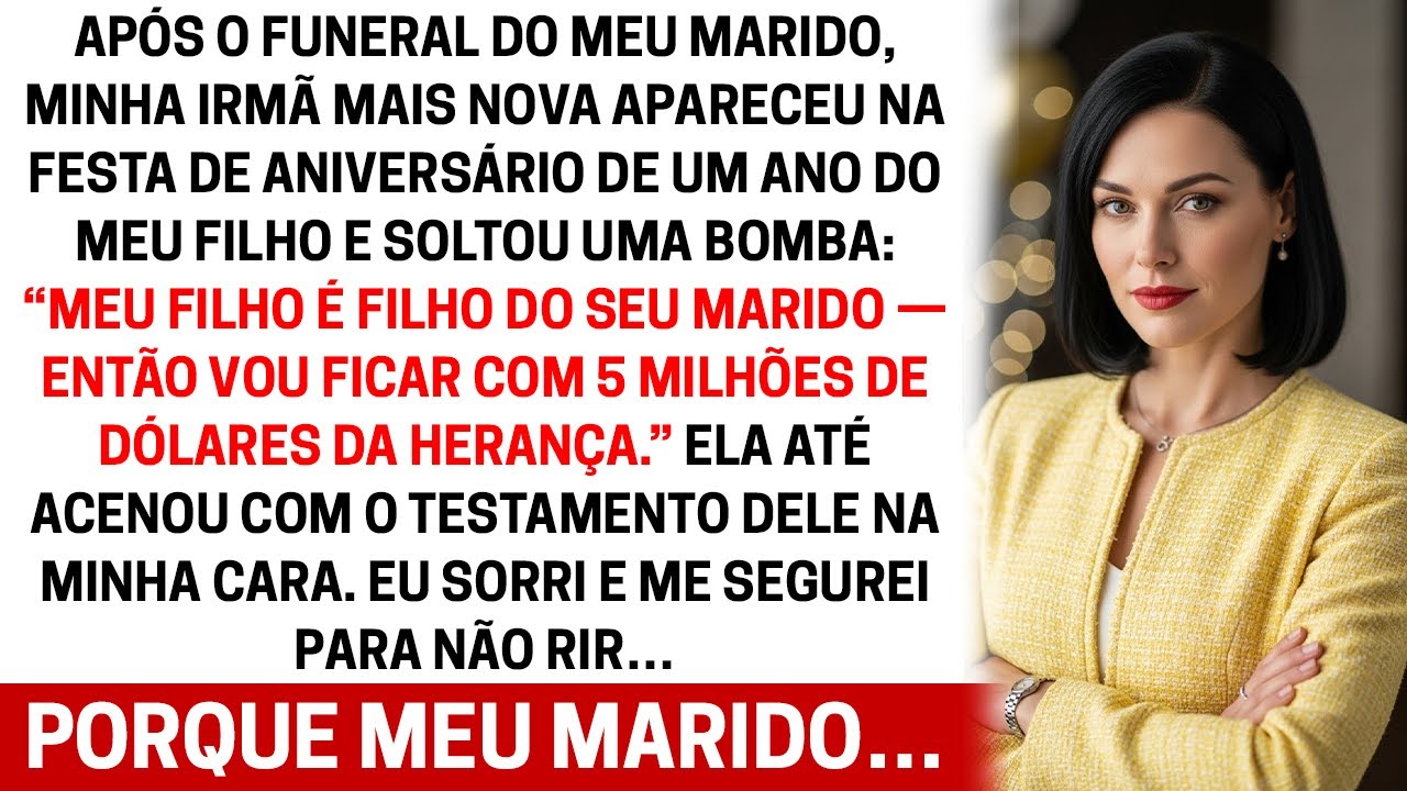 “No Funeral do Meu Marido, Minha Irmã Alegou que o Filho Dela Era Dele e Pediu US$5 Milhões”