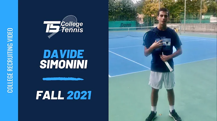 Davide Simonini College Tennis Recruiting Video Fa...