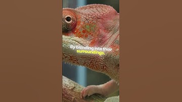 Why do chameleons change color 🌈 #chameleon #animals  #wildlife