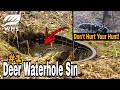 #1 Deer Hunting Waterhole Setup Sin