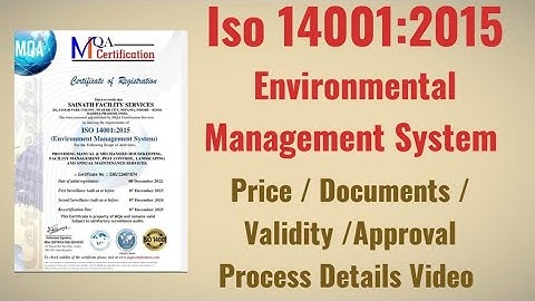 How To Apply ISO 14001: 2015 Certificate | ISO 14001 Environment Management System | ISO 14001 |