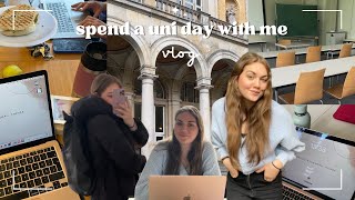 A DAY AT UNI VLOG - Morgenroutine, Unialltag & How to do Zeitmanagement