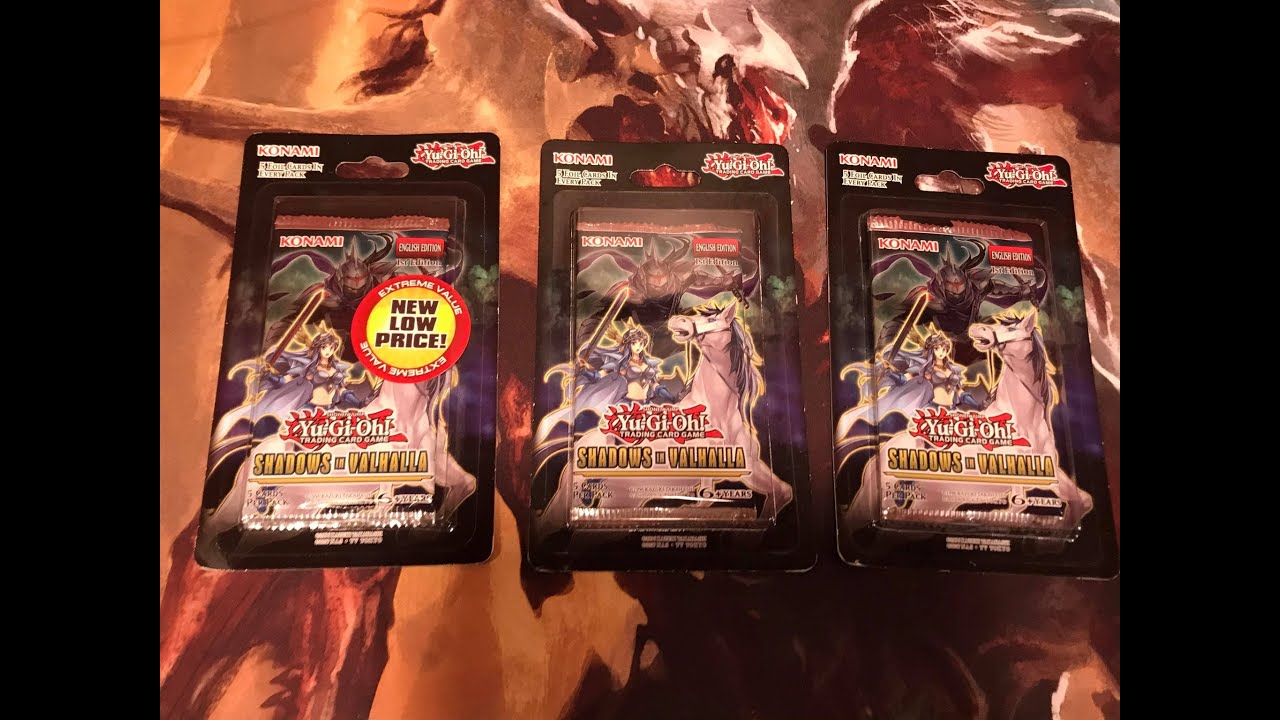 Yugioh Shadows in Valhalla $10 Walmart Challenge Booster Pack Opening