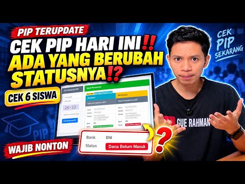 Cek PIP Hari Ini ‼️ Ada yang Berubah Statusnya? 