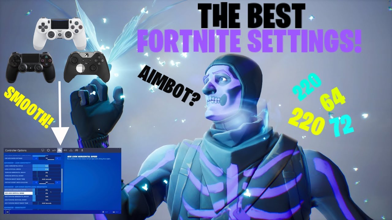 Best Controller Settings For Aimbot Fortnite Chapter 2 Season 2 New