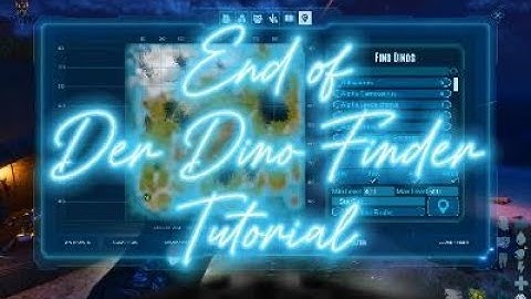 Quick "Der Dino Finder" Tutorial