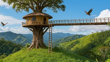 Full Video: Survival Tree Houses Built High Above the Ground