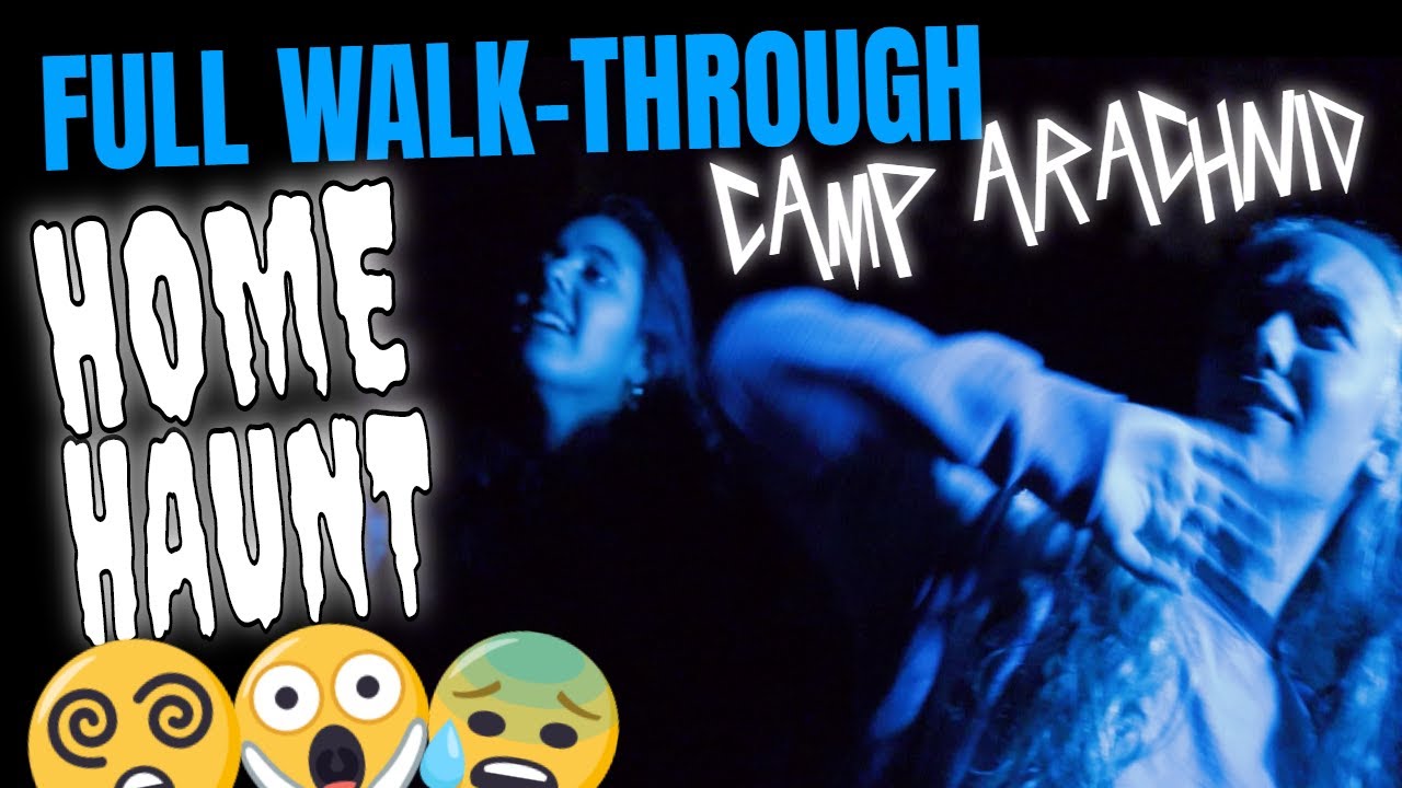 Amazing Homemade Haunted Maze - Full Walkthrough Experience!