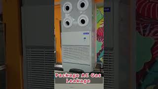 Package AC Gas Leakage Testing | Blue Star Package AC #acrepair #ac #airconditioner #airconditioning