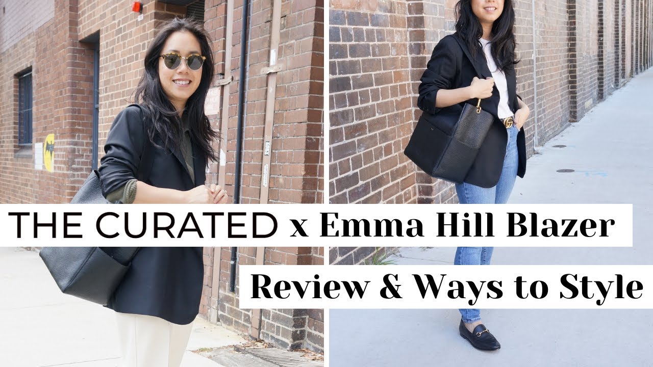 THE CURATED X EMMA HILL CLASSIC BLAZER REVIEW - Sizing, Quality & Ways to Style | Slow Fashion