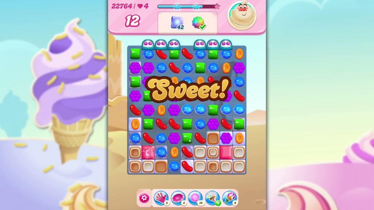 Candy Crush Saga Level 22764 - YouTube